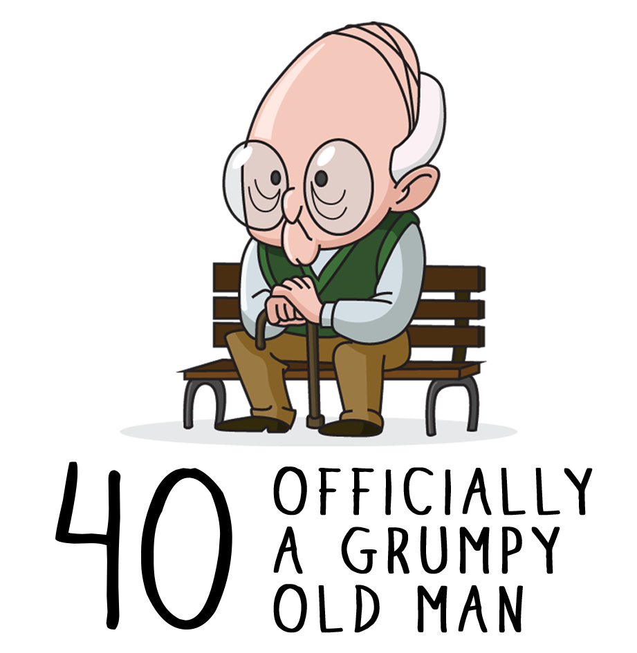 Grumpy Old Man Any Age Birthday Mug Gift