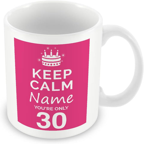 Keep Calm Birthday Mug