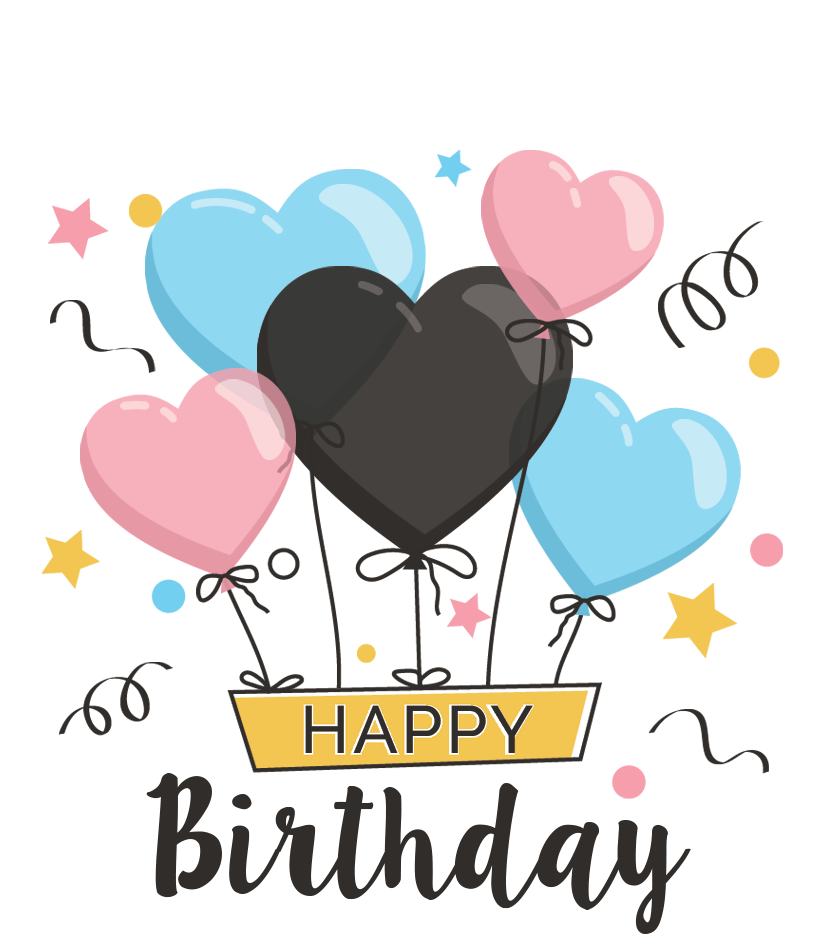 Birthday Balloons Design Gift