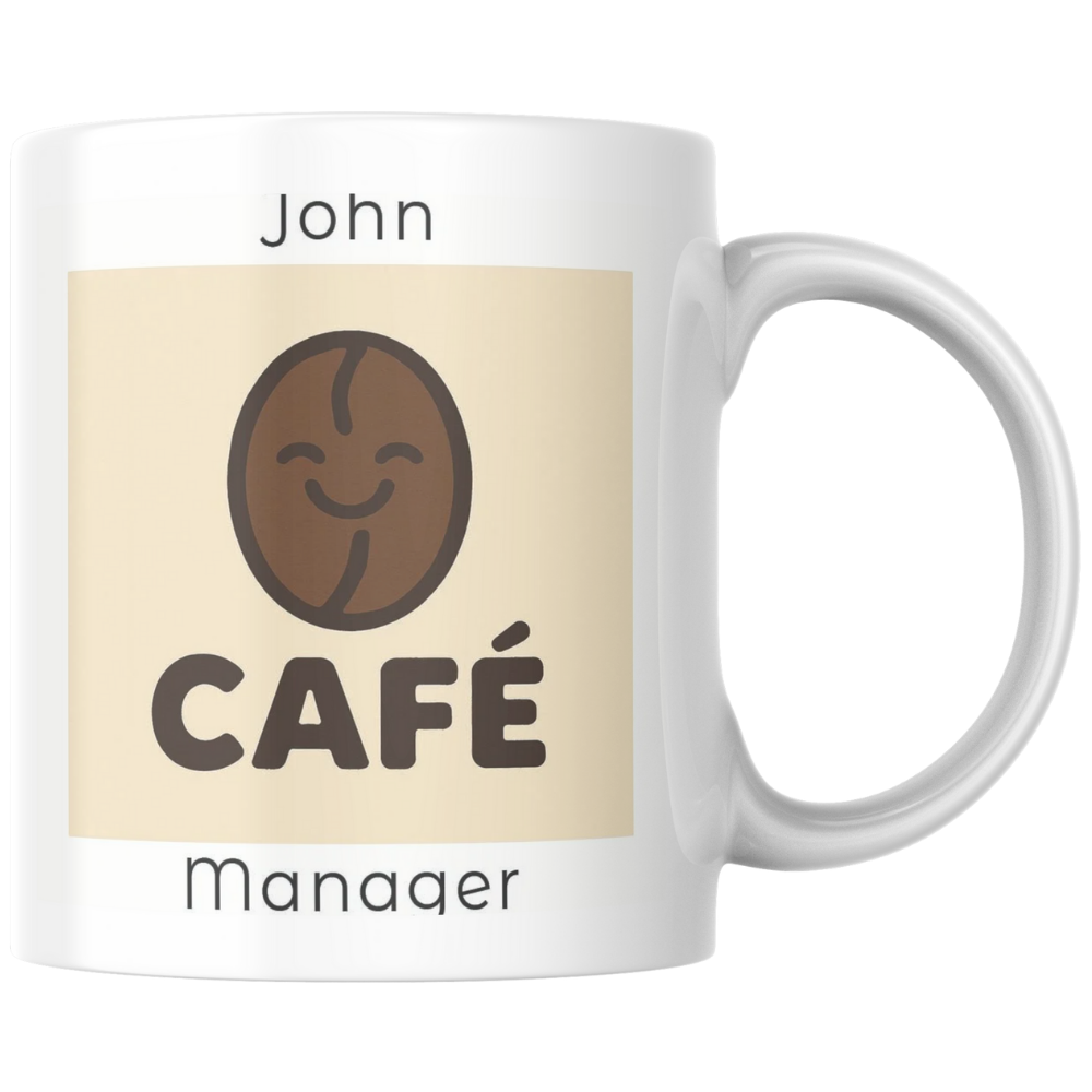 Personalised Mug Any Text or Photo Printed Design Brand Logo Mug