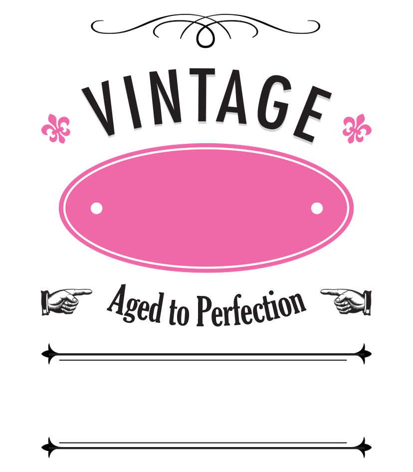 Vintage Year Personalised Gift