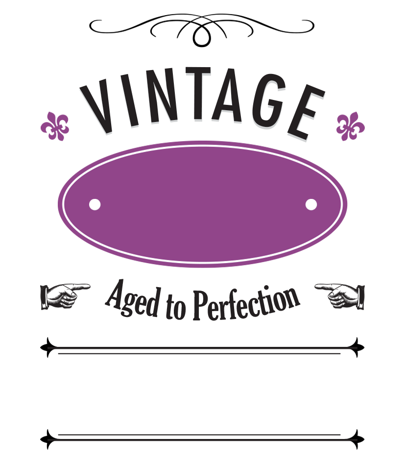 Vintage Year Personalised Gift