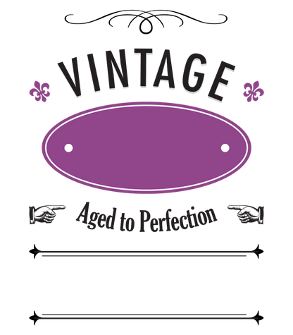 Vintage Year Personalised Gift