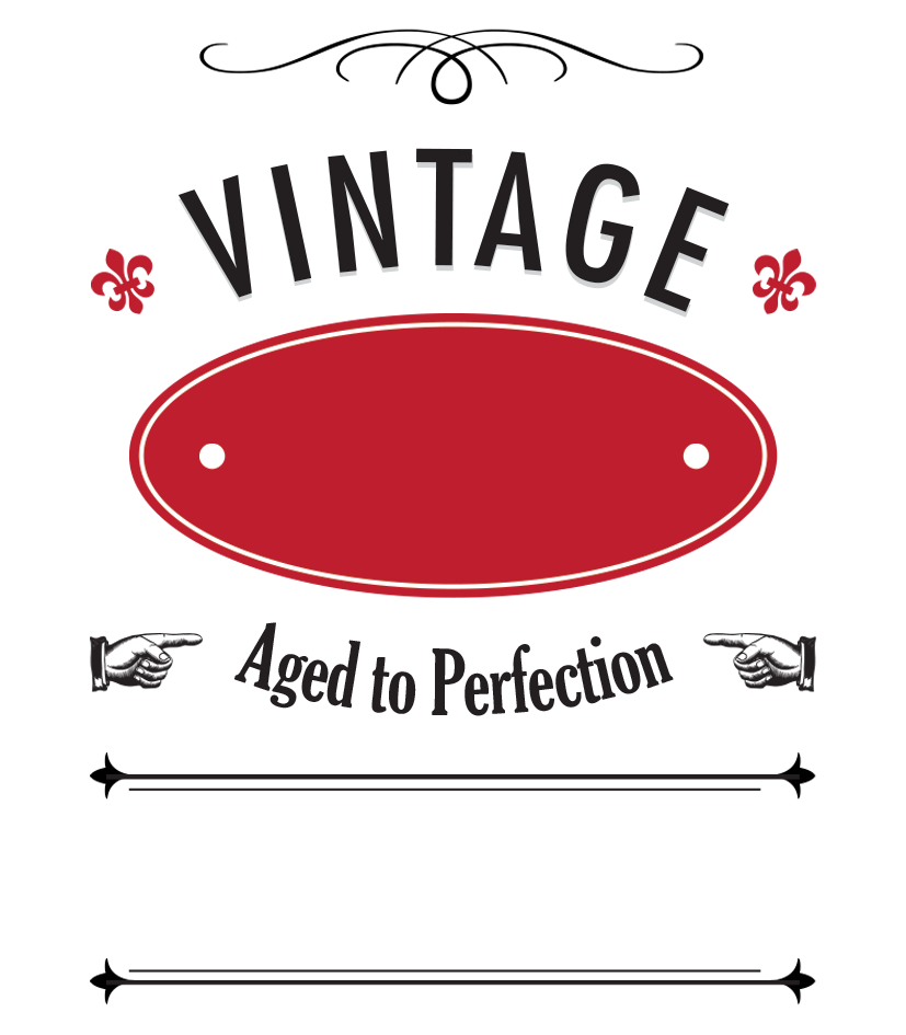 Vintage Year Personalised Gift