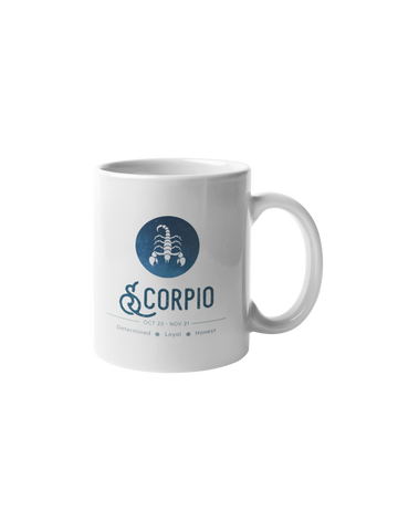 Scorpio Star Sign Mug - Zodiac Mug (October 23 – November 21)