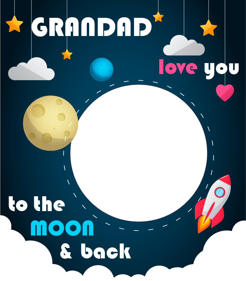 Personalised Photo Mug – “Love You to The Moon” Photo Gift