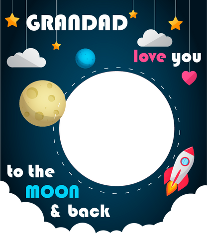 Personalised Photo Mug – “Love You to The Moon” Photo Gift