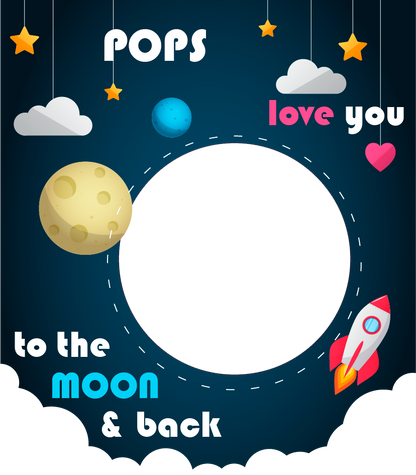 Personalised Photo Mug – “Love You to The Moon” Photo Gift