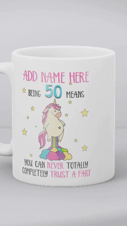 Rude Birthday Gift - Never Trust a Fart