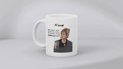 Friends Quote Mugs - Optional Black or Purple Handle, Coaster and Card