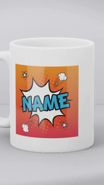 Personalised Comic Style Name – Fun Custom Gift