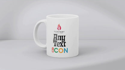 Personalised Mug Any Text or Photo Printed Design Brand Logo Mug