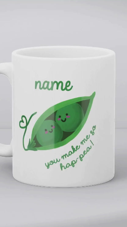 Personalised Two Peas in a Pod Gift - Best Friends or Couple Gift