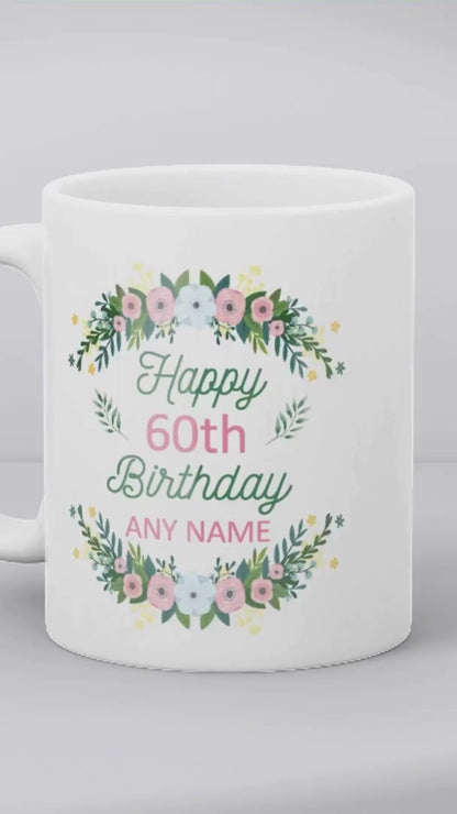 Personalised Birthday Floral – Elegant Gift for Women