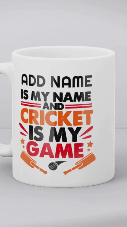 Personalised Cricket Gift – “Cricket is My Therapy”