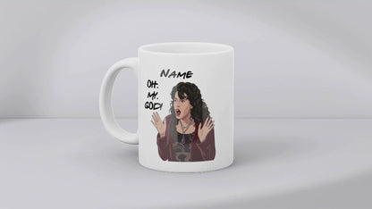 Friends Quote Mugs - Optional Black or Purple Handle, Coaster and Card