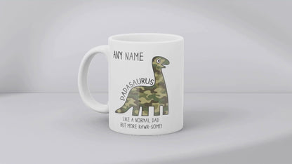 Personalised Dadasaurus Mug for Dads