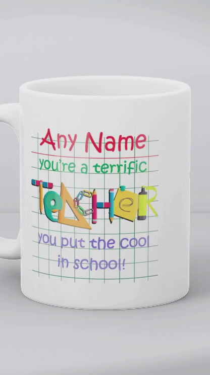 Personalised Teacher Gift – Custom Thank You