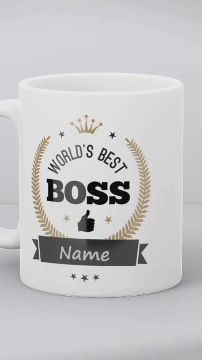 Worlds Best Colleague Gift - Personalise with Name and Job