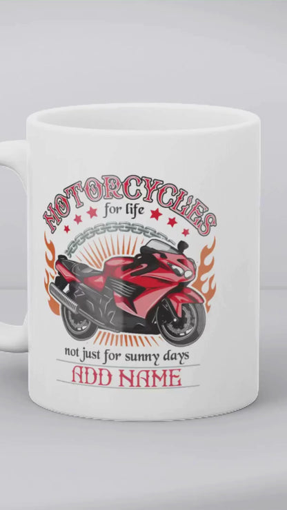 Motorcycles for Life - Personalised Gift for Bikers