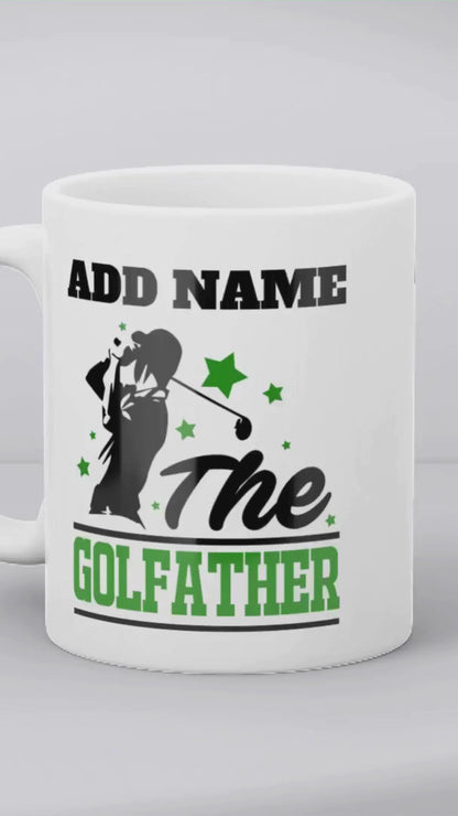 Personalised Golf Mug Gift - The Golfather