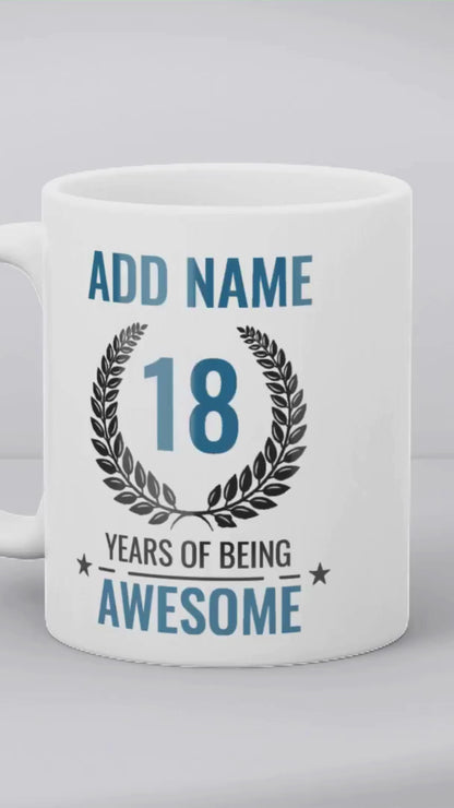 Personalised Years of Being Awesome Gift - Awesome Birthday Present