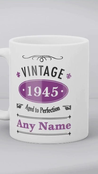 Vintage Year Personalised Gift