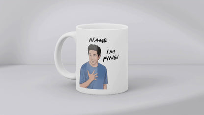 Friends Quote Mugs - Optional Black or Purple Handle, Coaster and Card