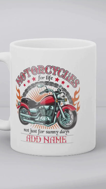 Motorcycles for Life - Personalised Gift for Bikers