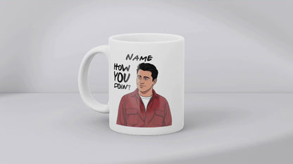 Friends Quote Mugs - Optional Black or Purple Handle, Coaster and Card