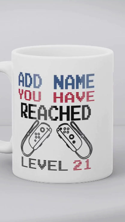 Personalised Birthday Gamer Gift - You Have Reached Level
