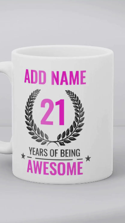Personalised Years of Being Awesome Gift - Awesome Birthday Present