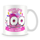 100th World's Best Birthday Mug