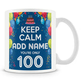 100th Birthday Mug - Keep Calm