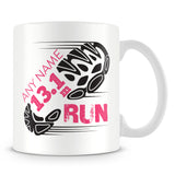 Half Marathon Mug - Running Personalised Cup Gift for Runners of 13.1m Race