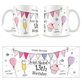 13th Birthday Party Personalised Mug