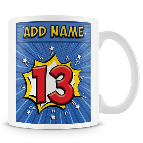 13th Birthday Comic Mug