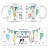 16th Birthday Party Personalised Mug