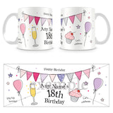 18th Birthday Party Personalised Mug
