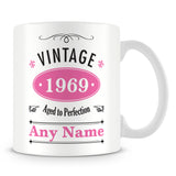 Vintage Year Birthday Personalised Mug