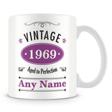 Vintage Year Birthday Personalised Mug