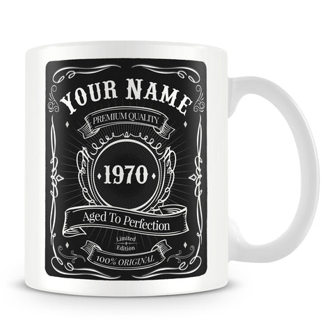 Vintage Year Personalised Birthday Mug