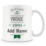 Vintage 1981 Mug