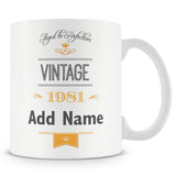 Vintage 1981 Mug