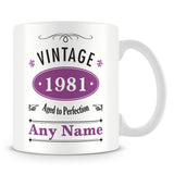Vintage 1981 Mug