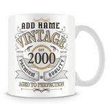 Vintage 2000 Aged to Perfection Mug