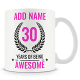 30th Birthday Awesome Design Mug