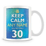 30th Birthday Keep Calm Mug