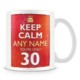 30th Birthday Keep Calm Mug