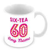 60th Birthday Tea Personalised Mug